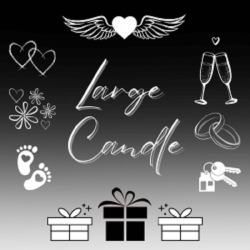 Soy Wax Large Candle 30cl - With Occasion Label (2026)