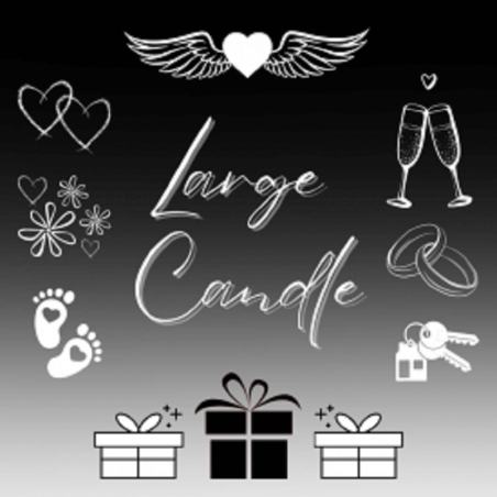 Soy Wax Large Candle 30cl - With Occasion Label (2026)